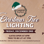 Campos Community Christmas Tree Lighting – On Sale to public Friday at 10am