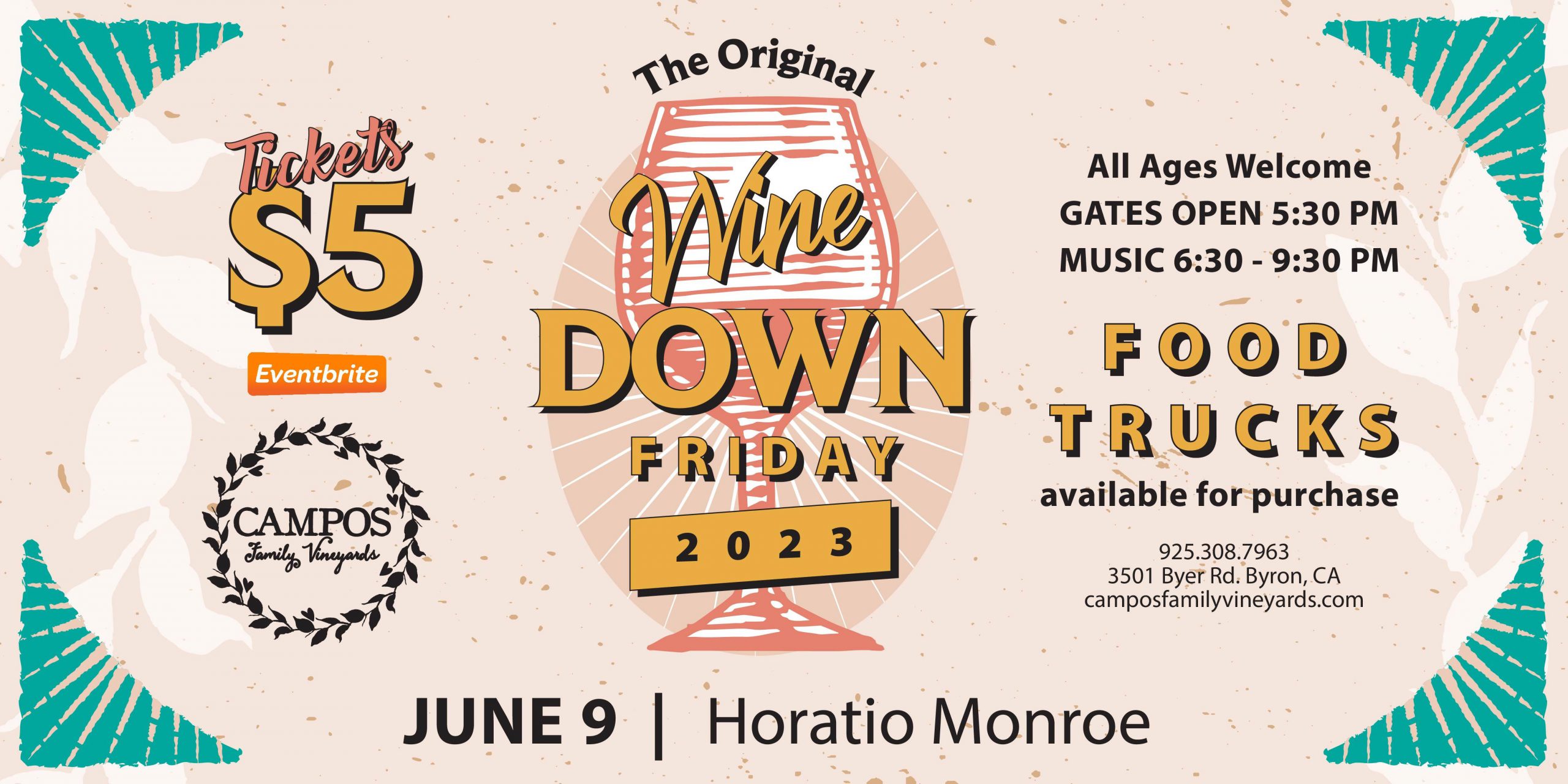 The Original Wine Down Friday - Horatio Monroe