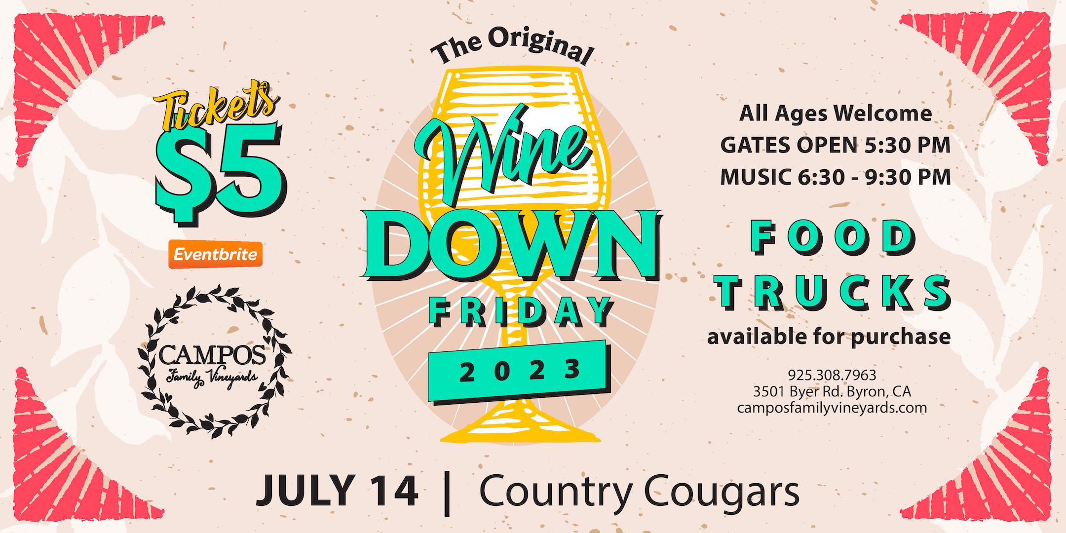 The Original Wine Down Friday - Country Cougars