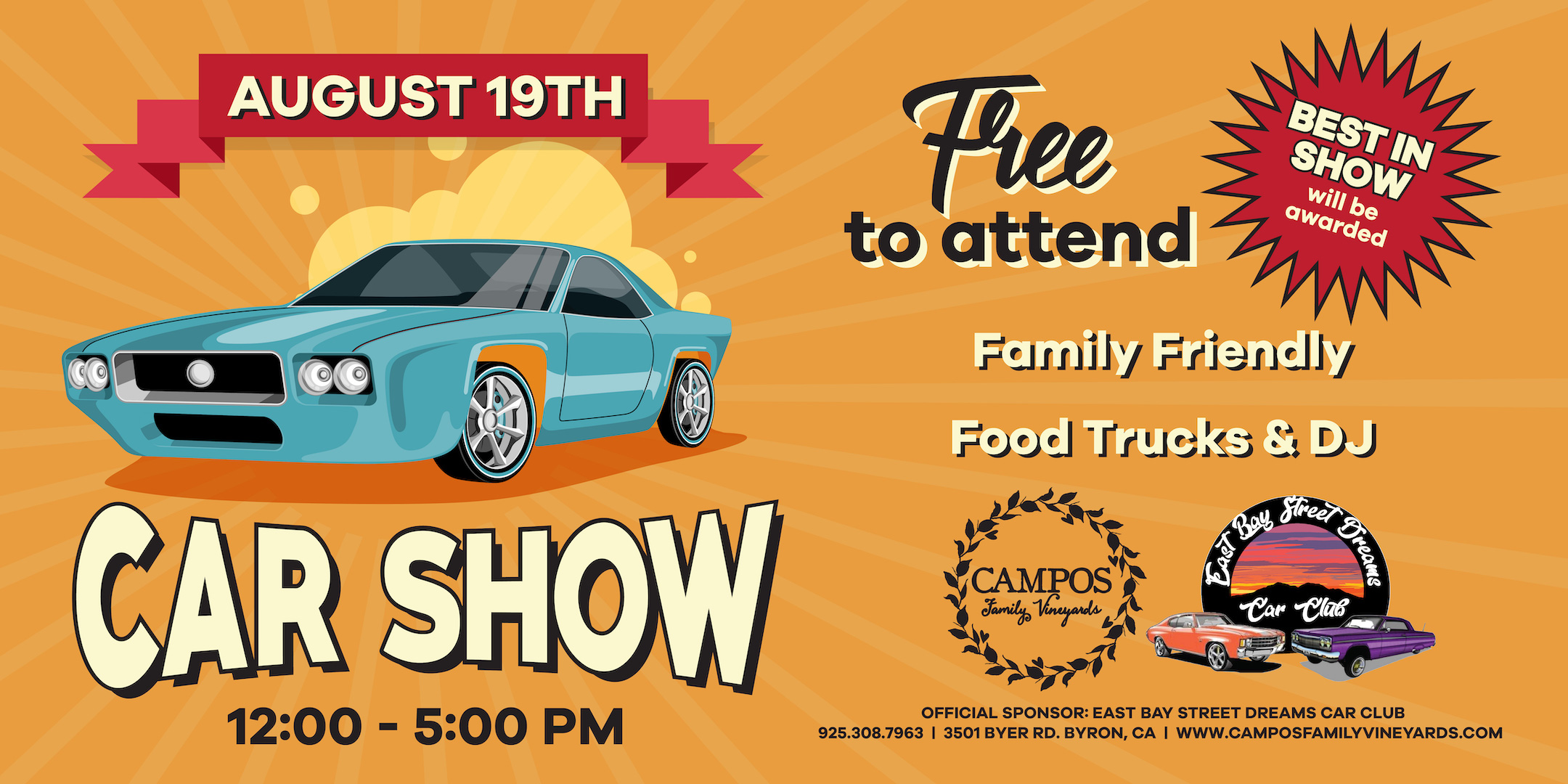 Car Show - at Campos Family Vineyards