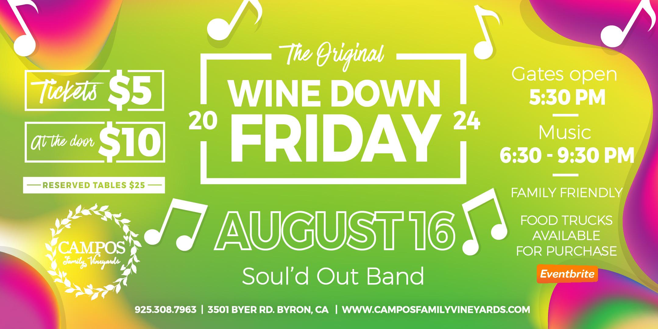 The Original Wine Down Friday - Soul'd Out Band